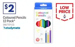 Officeworks Coloured pencils offer