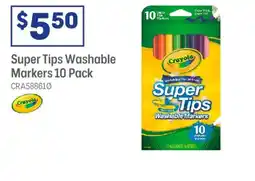 Officeworks Super tips washable markers offer