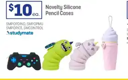 Officeworks Novelty silicone pencil cases offer