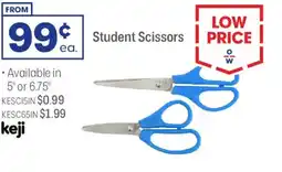 Officeworks Student scissors offer