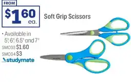 Officeworks soft grip scissors offer