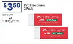 Officeworks Pvc free eraser offer