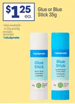Officeworks Glue or blue stick offer