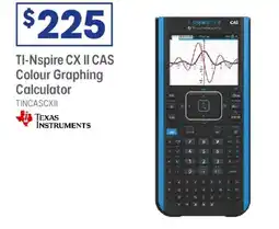 Officeworks Ti-nspire cx ii cas colour graphing calculator offer