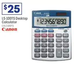 Officeworks Ls-100ts desktop calculator offer