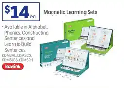 Officeworks Magnetic learning sets offer