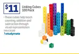 Officeworks Linking Cubes offer