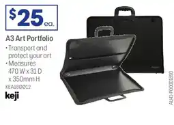 Officeworks A3 art portfolio offer