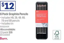 Officeworks Graphite pencils offer
