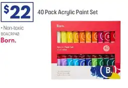 Officeworks acrylic paint set offer