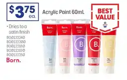 Officeworks Acrylic Paint offer