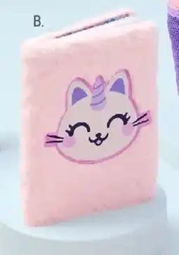 Officeworks Purrmaid a5 fluffy notebook offer