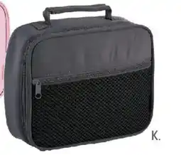 Officeworks Rectangle lunch bag space cotton grey offer