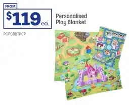 Officeworks Personalised Play Blanket offer