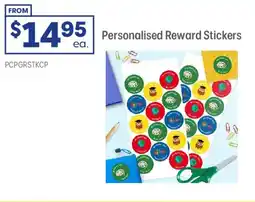 Officeworks Personalised Reward Stickers offer