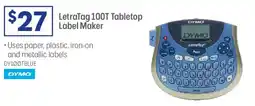 Officeworks DYMO LetraTag 100 Tabletop Labeller Blue offer