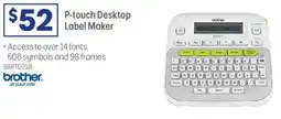 Officeworks Brother P-touch Label Maker PT-D210 offer