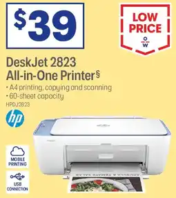 Officeworks HP DeskJet 2823e Printer Instant Ink Enabled offer