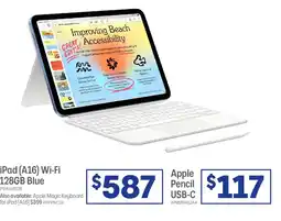Officeworks Ipad (a16) wifi blue offer