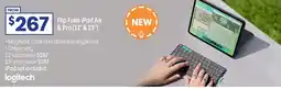 Officeworks Logitech flip folio ipad pro 11/air 11/air 5th gen graphite offer