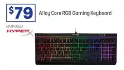 Officeworks HyperX Alloy Core RGB Gaming Keyboard offer