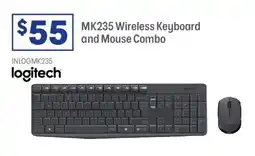Officeworks Logitech mk235 wireless keyboard and mouse combo offer