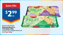 ALDI Belmont biscuit co. fruit bakes offer