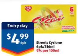 ALDI Streets cyclone offer