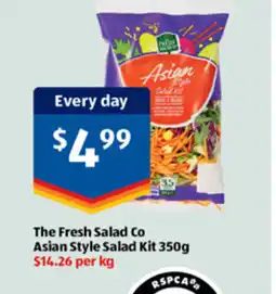 ALDI The fresh salad co asian style salad kit offer