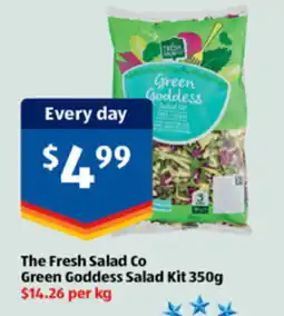 ALDI The fresh salad co green goddess salad kit offer