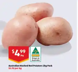 ALDI Australian washed red potatoes pack offer