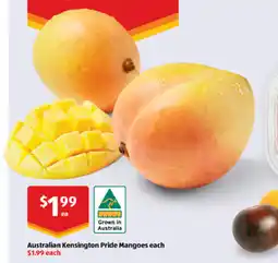 ALDI Australian kensington pride mangoes each offer