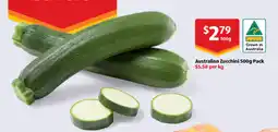 ALDI Australian zucchini pack offer