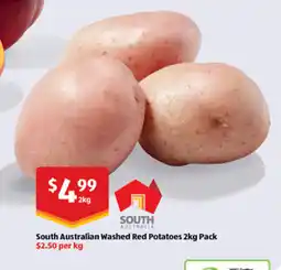 ALDI South australian washed red potatoes pack offer
