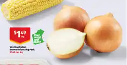 ALDI West australian brown onions pack offer