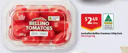 ALDI Australian bellino tomatoes pack offer