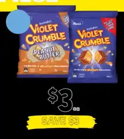 Drakes Violet crumble peanut butter offer