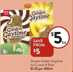 Foodworks Streets golden gaytime ice cream offer