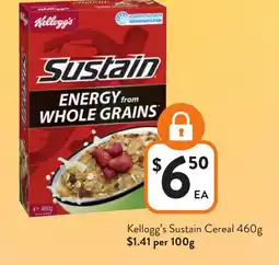 Foodworks Kellogg's sustain cereal offer