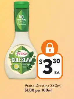 Foodworks Praise dressing offer