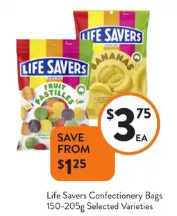 Foodworks Life Savers Confectionery Bags offer
