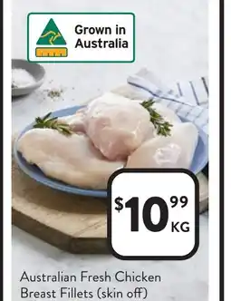 Foodworks Australian fresh chicken breast fillets (skin off) offer