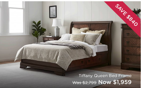 Tiffany deals queen bed