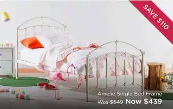 Amelie Single Bed Frame