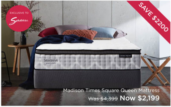 Snooze Madison Times Square Queen Mattress offer