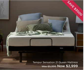 Snooze Tempur Sensation 21 Queen Mattress offer