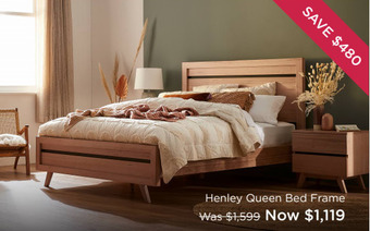 Snooze Henley Queen Bed Frame offer