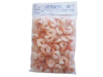 Foodland Blue king 31/40 cooked prawn cutlets (tail-on) 700g offer