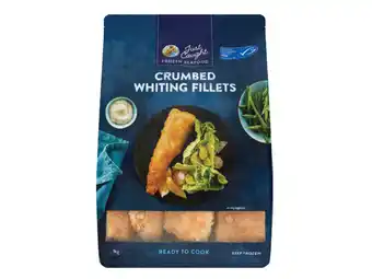 Foodland Just caught blue whiting fillets crumbed 1kg offer