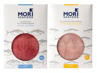 Foodland Ferguson mori southern blue fin tuna or yellowtail kingfish sashimi 100g offer